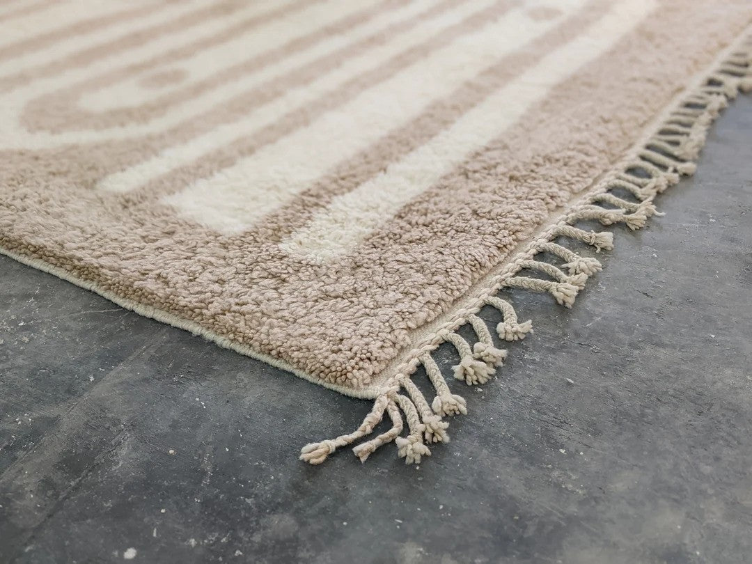 Large Handmade Beni Ouarain Rug - 280 x 205 cm (9.19 x 6.73 ft)