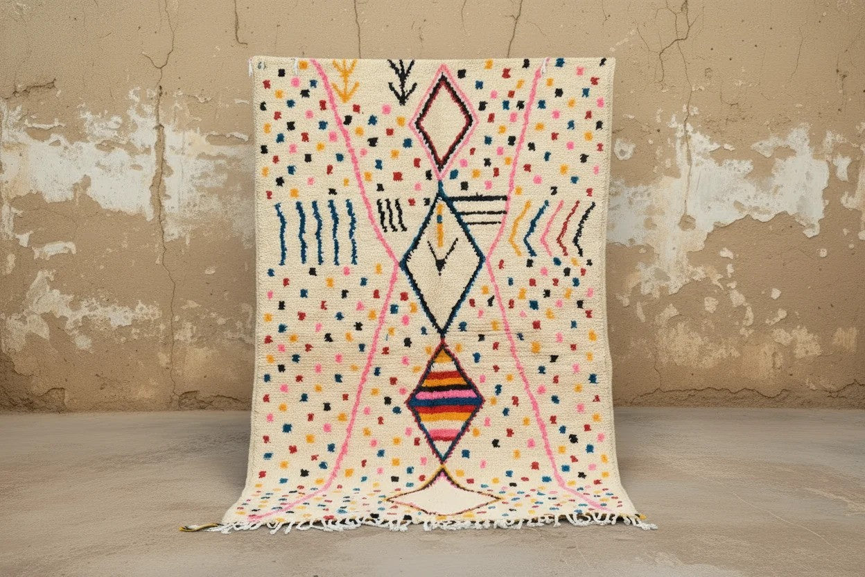 Handmade Moroccan Azilal Rug - 250 x 150 cm