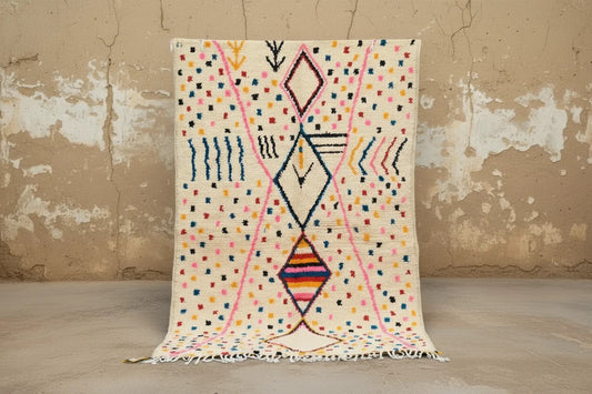 Handmade Moroccan Azilal Rug - 250 x 150 cm
