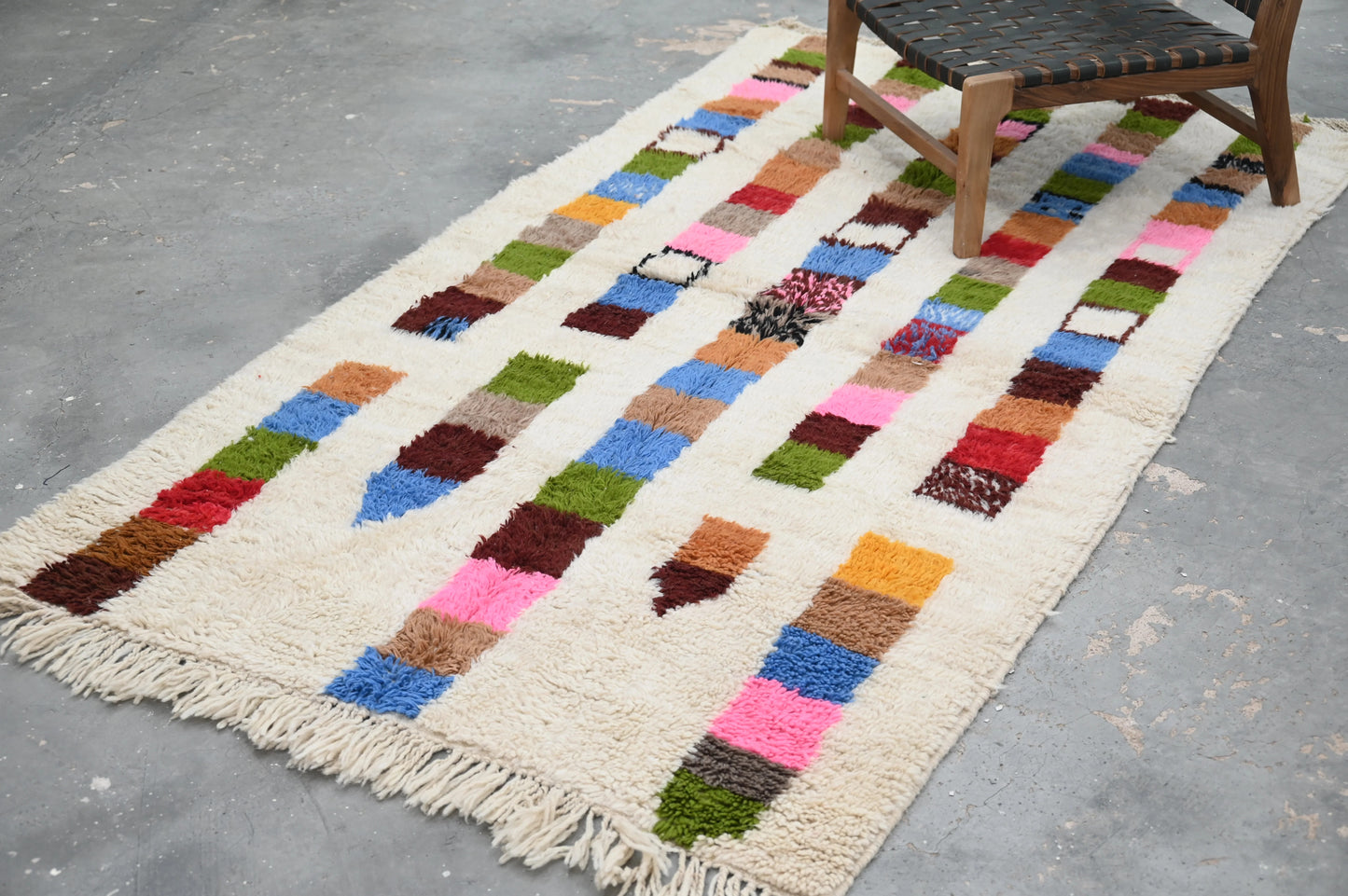 Handmade Moroccan Azilal Rug - 250 x 135 cm